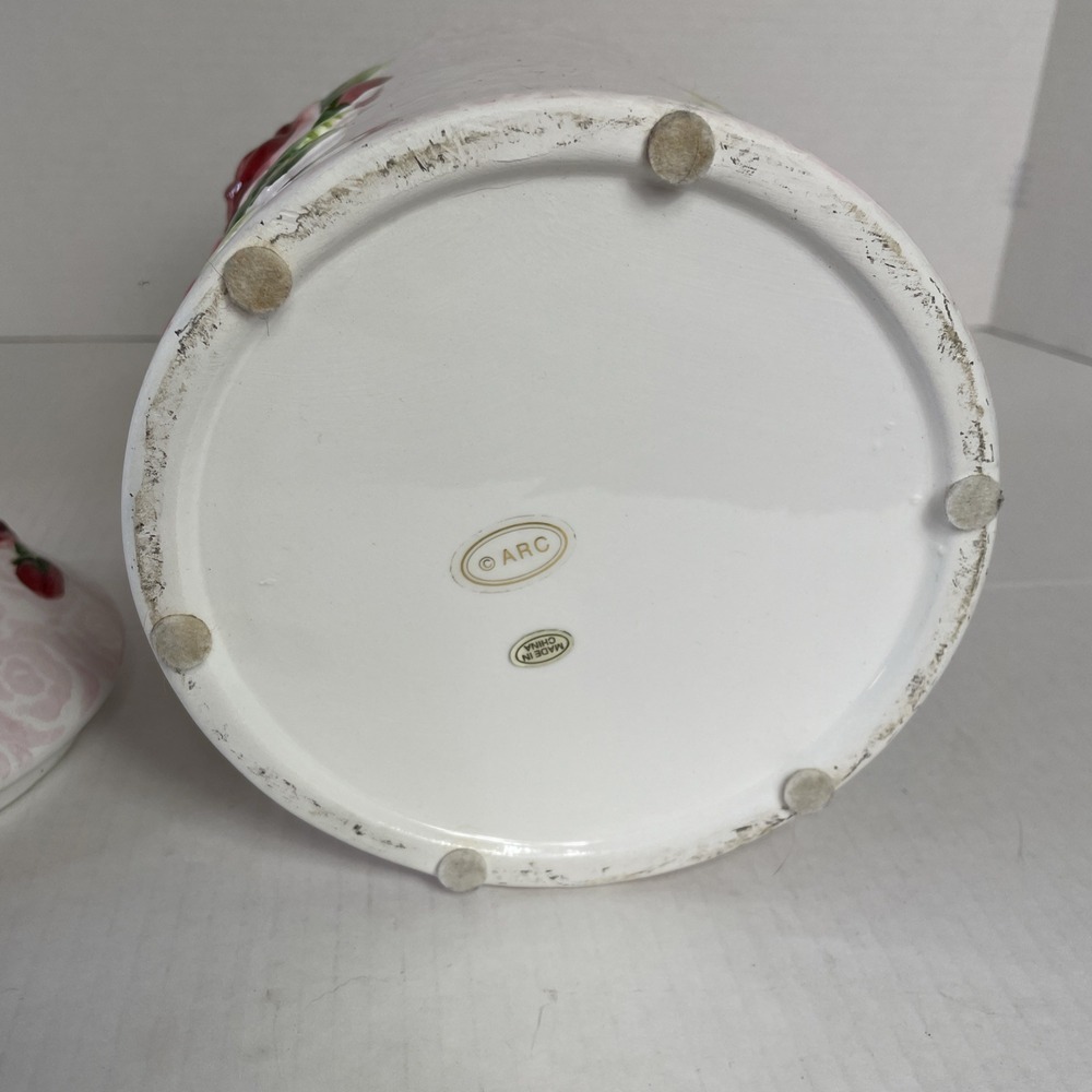 ARC Roses Ceramic Cookie Jar - Picture 4 of 8